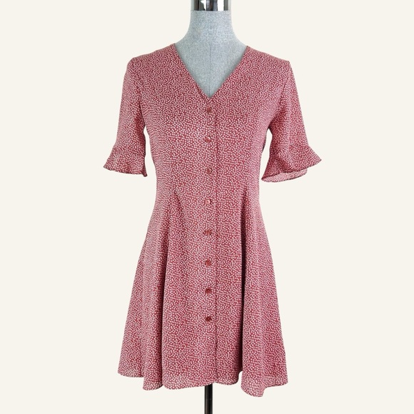 Lulus Dresses & Skirts - Lulus Flirty Summer Mini Button Down Dress